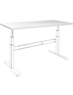 celexon table topfor Adjust desk, white