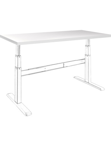 celexon table topfor Adjust desk, white