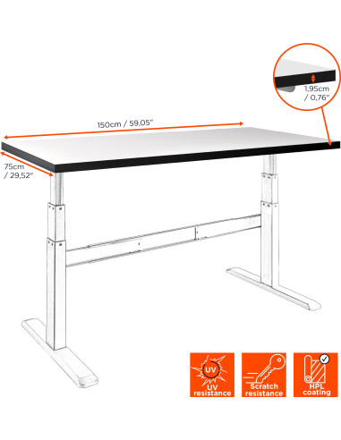 celexon HPL Table topWhite