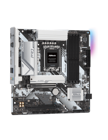 ASROCK MB Desktop B760M Pro RS (S1700, 4x DDR5, 1x PCIe 5.0 x16, 1x PCIe 3.0 x16, 1x PCIe 3.0 x1, 3x Hyper M.2 PCIe Gen4x4, 4