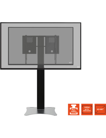 celexon Expert electric height-adjustable display stand Adjust-4286PB