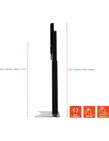 celexon Expert electric height-adjustable display stand Adjust-4286PB –