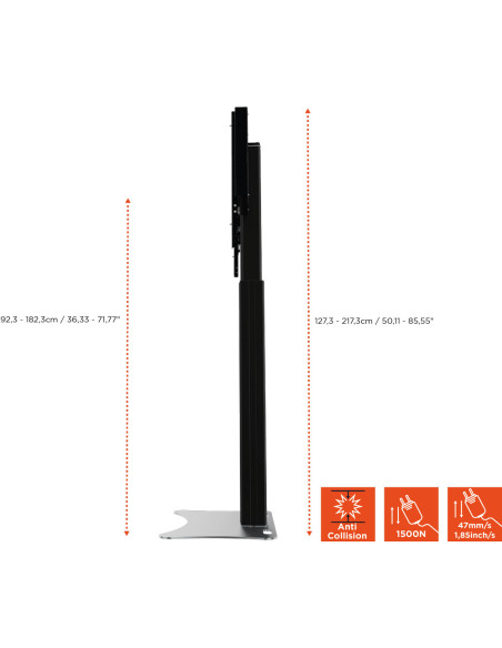celexon Expert electric height-adjustable display stand Adjust-4286PB –