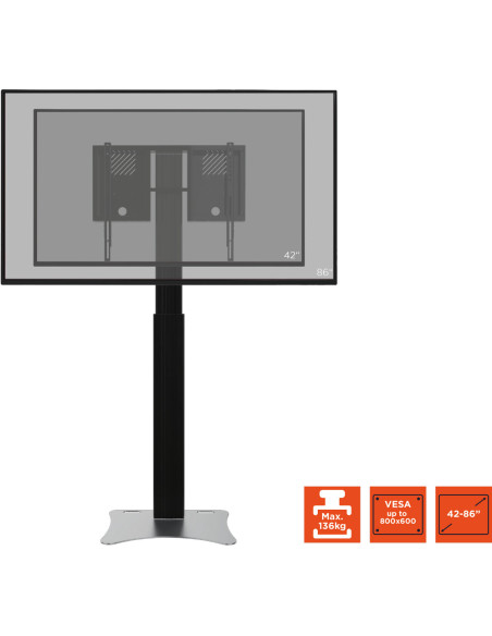 celexon Expert electric height-adjustable display stand Adjust-4286PB –