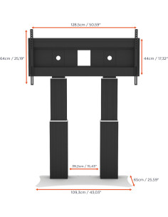 celexon Expert electric height adjustable display stand Adjust-70120PB 2