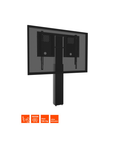 celexon Expert electric height adjustable display stand Adjust-4275WB with wall mounting