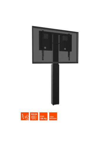 celexon Expert electric height adjustable display stand Adjust-4286WB with wall mounting