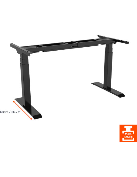 celexon electric height adjustable desk Professional eAdjust-58123 – Black