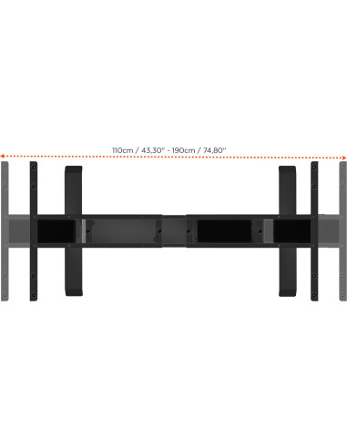 celexon electric height adjustable desk Professional eAdjust-58123 – Black