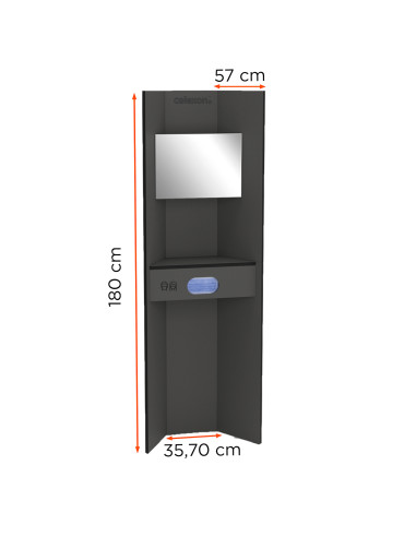 celexon Hygiene station 180 basic (disinfection / masks) – Anthracite