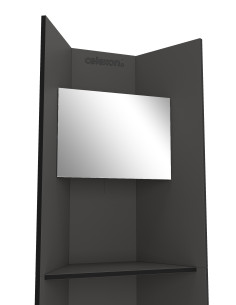 celexon Hygiene station 180 all-in (disinfection / masks / gloves / cloths / surface cleaners) - anthracite 2