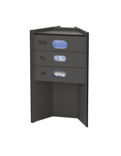 celexon Hygiene station 90 basic (masks / gloves / towels) - Anthracite