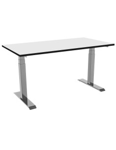 celexon electric height adjustable desk Professional eAdjust-58123 - grey, incl. HPL tabletop