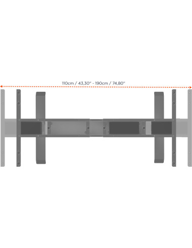 celexon electric height adjustable desk Professional eAdjust-58123 - grey, incl. HPL tabletop