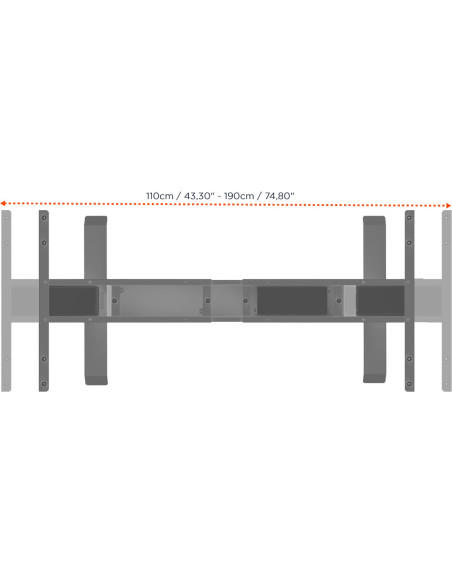 celexon electric height adjustable desk Professional eAdjust-58123 - grey, incl. HPL tabletop