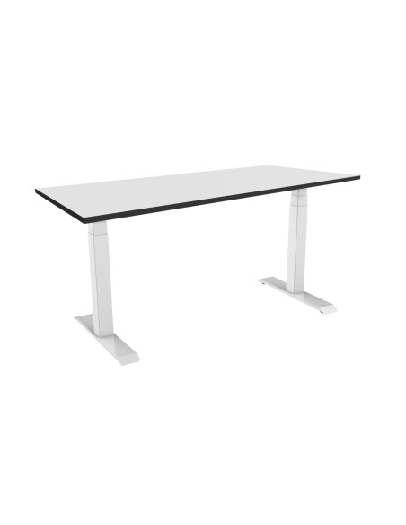 celexon electric height adjustable desk Professional eAdjust-58123 - white, incl. HPL table top