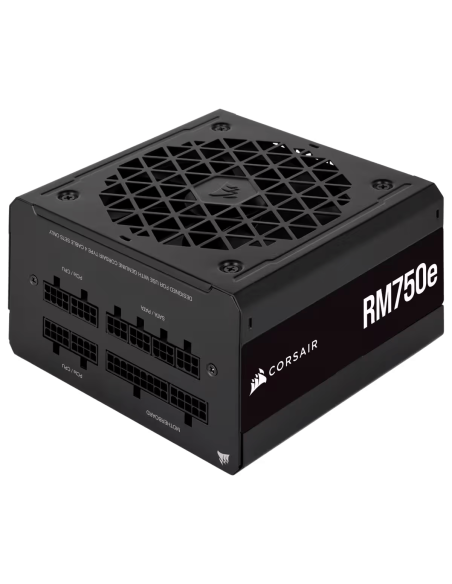 CORSAIR PS 750W, RM750e Fully Modular Low noise, 80+ Gold, 120mm fan