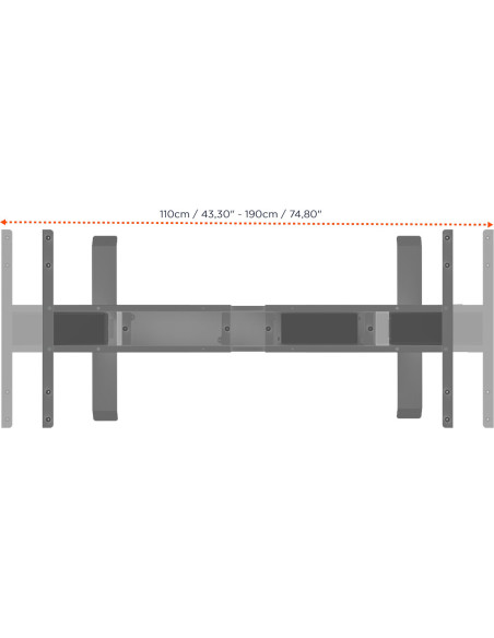 celexon electric height adjustable desk Professional eAdjust-58123 - grey, incl. HPL table top