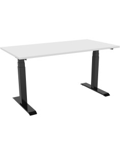 celexon electric height adjustable desk Professional eAdjust-58123 - Black, incl. tabletop