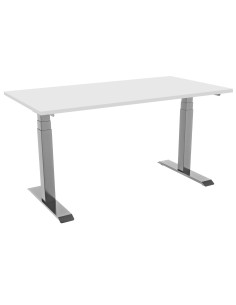 celexon electric height adjustable desk Professional eAdjust-58123 - Grey, incl. tabletop