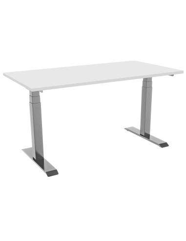 celexon electric height adjustable desk Professional eAdjust-58123 - Grey, incl. tabletop