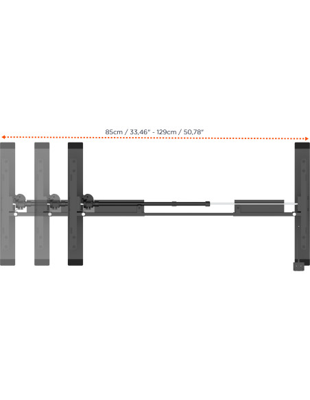 celexon electric height adjustable desk Economy eAdjust-71121 - black, incl. tabletop