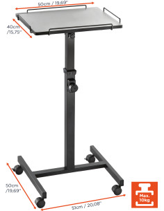 celexon projector table PT2000 - black 2