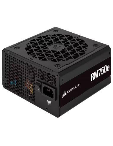 CORSAIR PS 750W, RM750e Fully Modular Low noise, 80+ Gold, 120mm fan