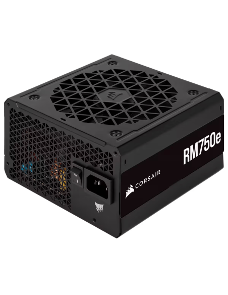 CORSAIR PS 750W, RM750e Fully Modular Low noise, 80+ Gold, 120mm fan