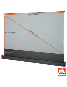 celexon CLR HomeCinema UST High Contrast Electric Floor Screen 100,Black 2