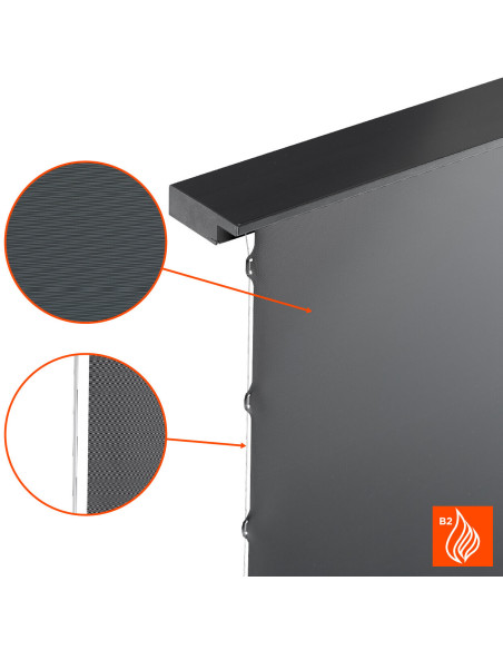 celexon CLR HomeCinema UST High Contrast Electric Floor Screen 120,Black