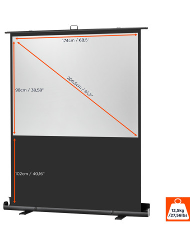 celexon screen Mobile Professional Plus 180 x 102