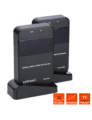 celexon Expert Wireless HDMI-set WHD30M - 4K