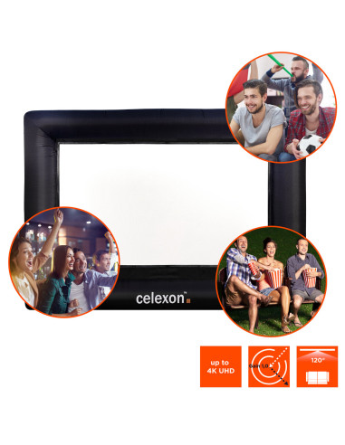 celexon inflatable outdoor screen INF200