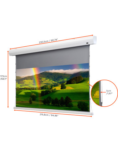 celexon HomeCinema High Contrast screen Tension90 - Dynamic Slate ALR