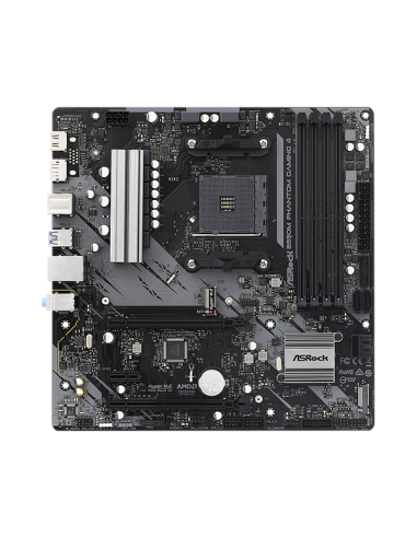 ASROCK Main Board Desktop B550M PHANTOM GAMING 4 (AM4, B550, 4xDDR4, 1xPCIe 4.0 x16, 1xPCI 3.0x16, 1xPCIe 3.0x1, 4xSATA, 1xM.