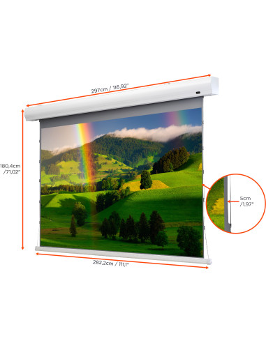 celexon HomeCinema High Contrast screen Tension120 - Dynamic Slate ALR