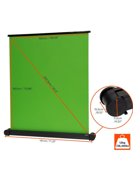 celexon Mobile Chroma Key Green Screen