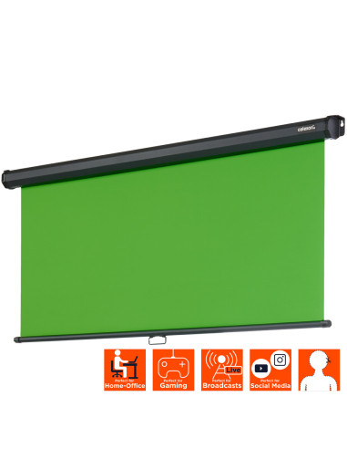 Екран зелен celexon Rollo Chroma Key Green Screen 200 x 190cm