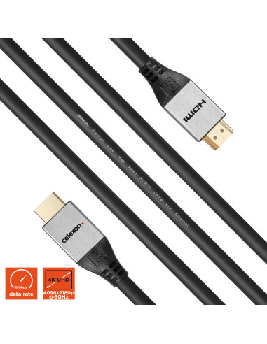 Кабел celexon HDMI Kabel mit Ethernet 2.0a/b 4K 1,0m - Professional