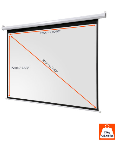 celexon basic electric screenformat 4:3, homecinema screen, projector screen, 3D screen, Full HD screen, electric screen