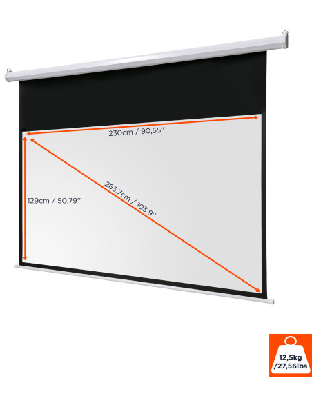 celexon basic electric screenformat 16:9, homecinema screen, projector screen, 3D screen, Full HD screen, electric screen