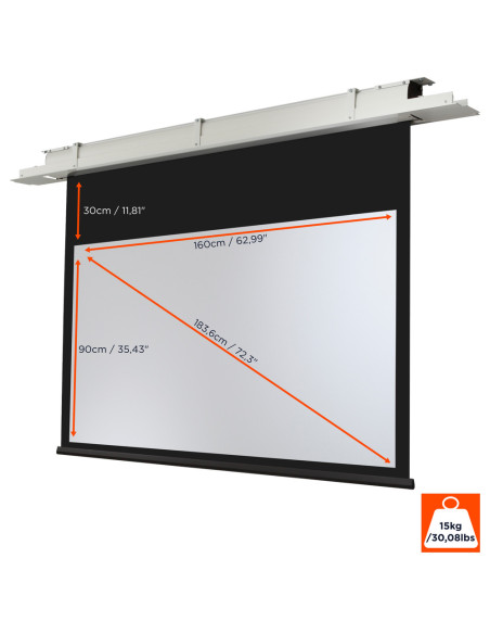 celexon ceiling recessed electric screen Expert