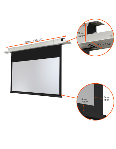 celexon ceiling recessed electric screen Expert