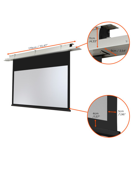 celexon ceiling recessed electric screen Expert