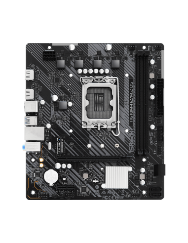 ASROCK MB Desktop H610M-H2/M.2, S1700, 2x DDR5, 1x PCIe 4.0 x16, 1x PCIe 3.0 x1, 1x SSD Ultra M.2 PCIe, 4x SATA3 6.0Gb/s, 4x 