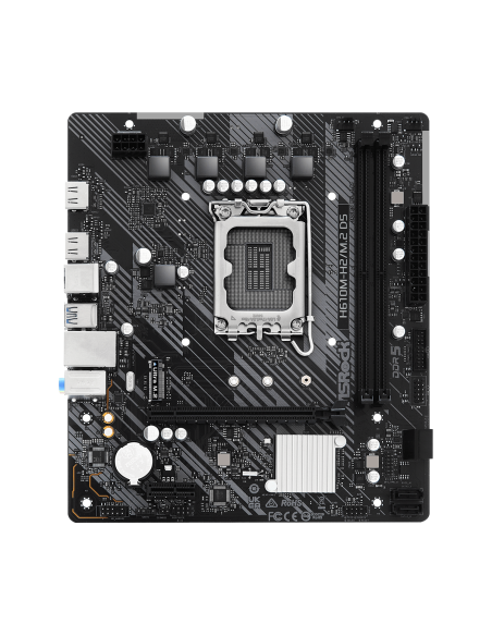 ASROCK MB Desktop H610M-H2/M.2, S1700, 2x DDR5, 1x PCIe 4.0 x16, 1x PCIe 3.0 x1, 1x SSD Ultra M.2 PCIe, 4x SATA3 6.0Gb/s, 4x 