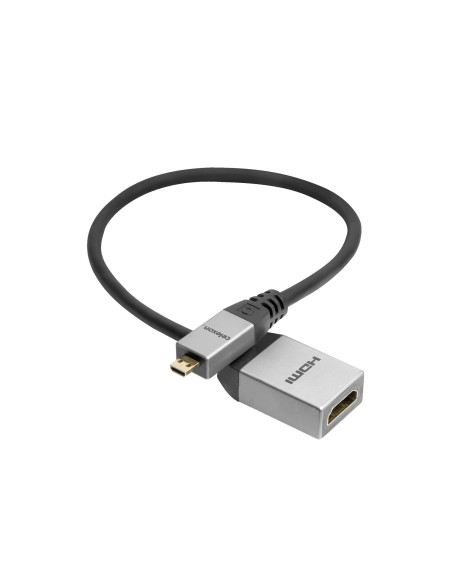 celexon Micro HDMI to HDMI M/F Adapter with Ethernet - 2.0a/b 4K 0.Professional Line