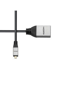 celexon Micro HDMI to HDMI M/F Adapter with Ethernet - 2.0a/b 4K 0.Professional Line 2