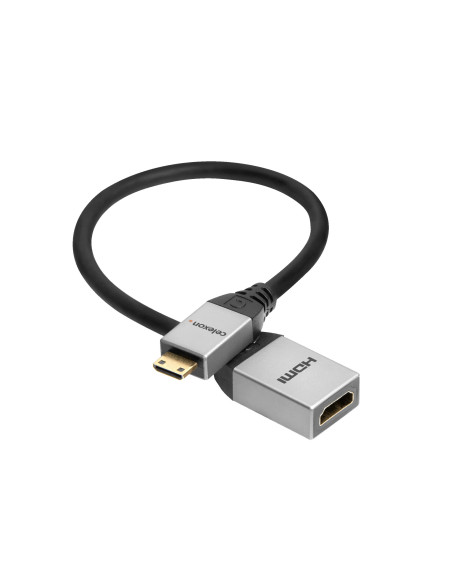 celexon Mini HDMI to HDMI M/F Adapter with Ethernet - 2.0a/b 4K 0.Professional Line